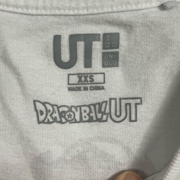 Uniqlo UT x DragonBall Z collab T Shirt Size XXS Pocket Logo - Picture 5 of 5